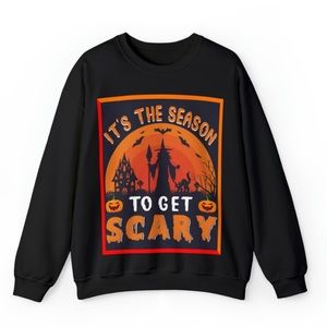 NWT Halloween Scary Crewneck Sweatshirt